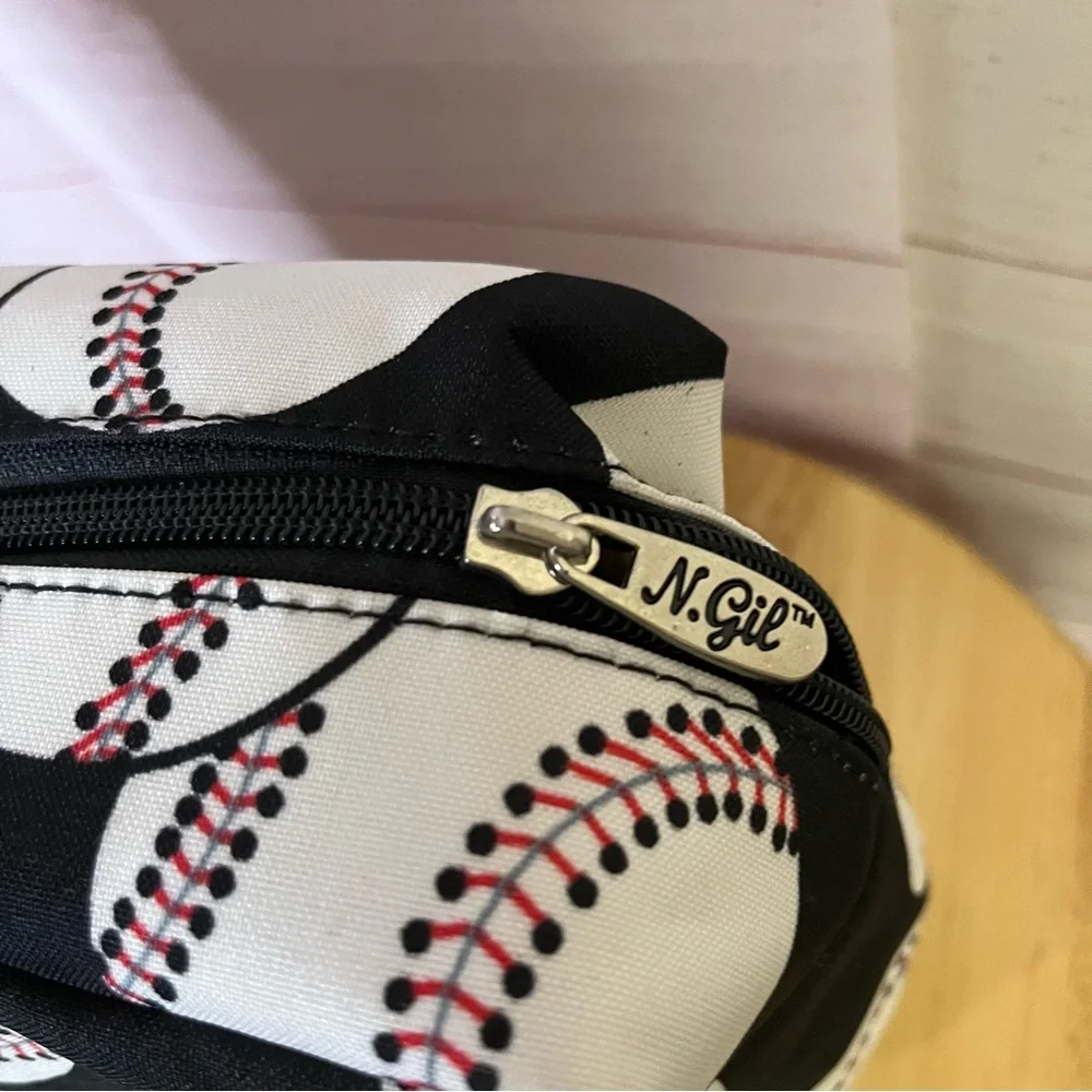 NGIL Large‎ BaseballCosmetic Travel Bag Pouch